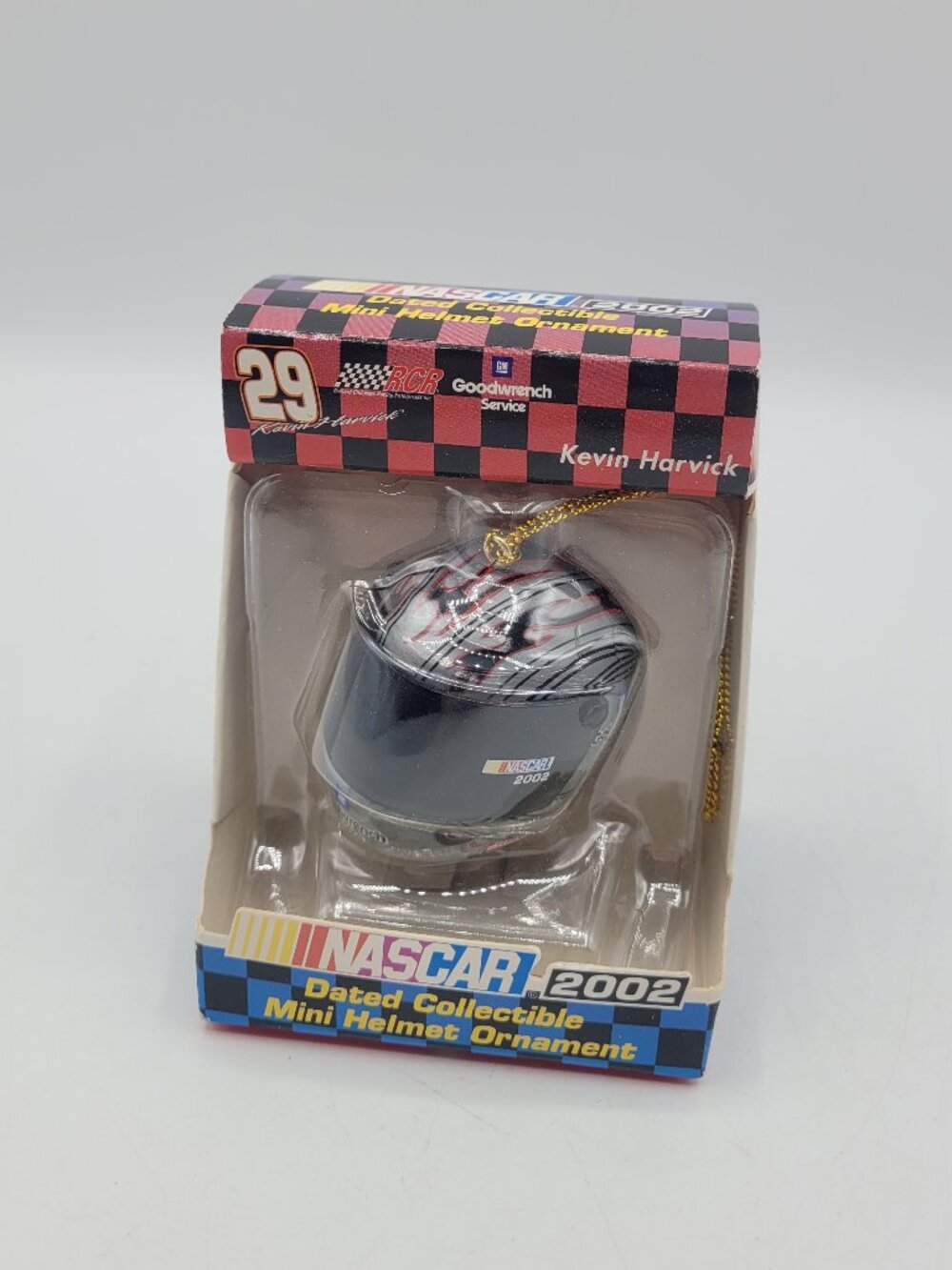 2002 Nascar Mini Helmet Christmas Ornament #29 Kevin Harvick Collectible